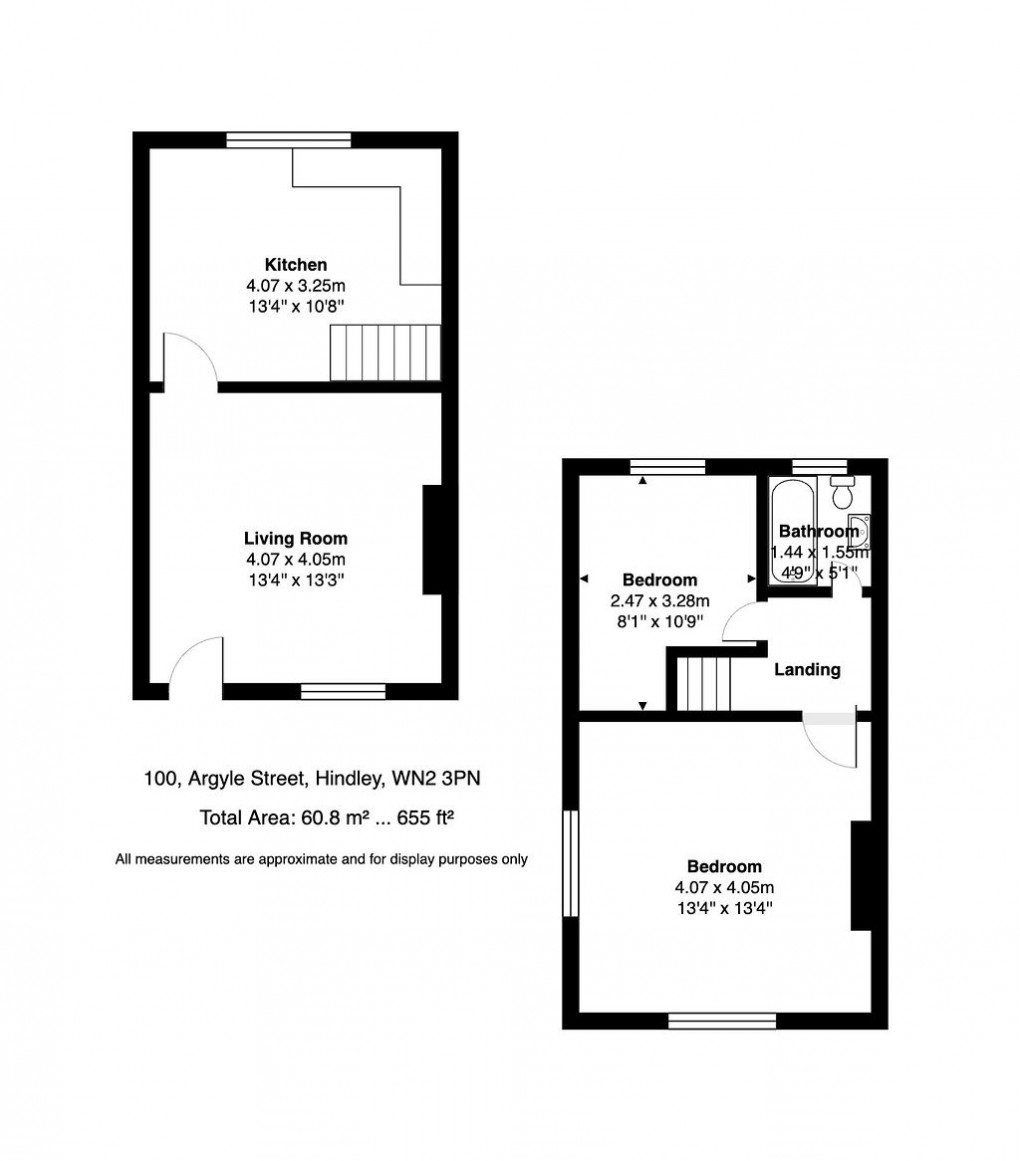 Floorplan for Argyle Street, Hindley