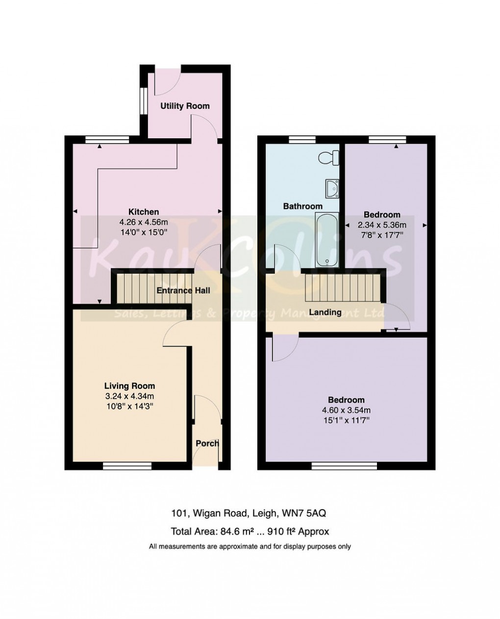 Floorplan for Wigan Road, Leigh