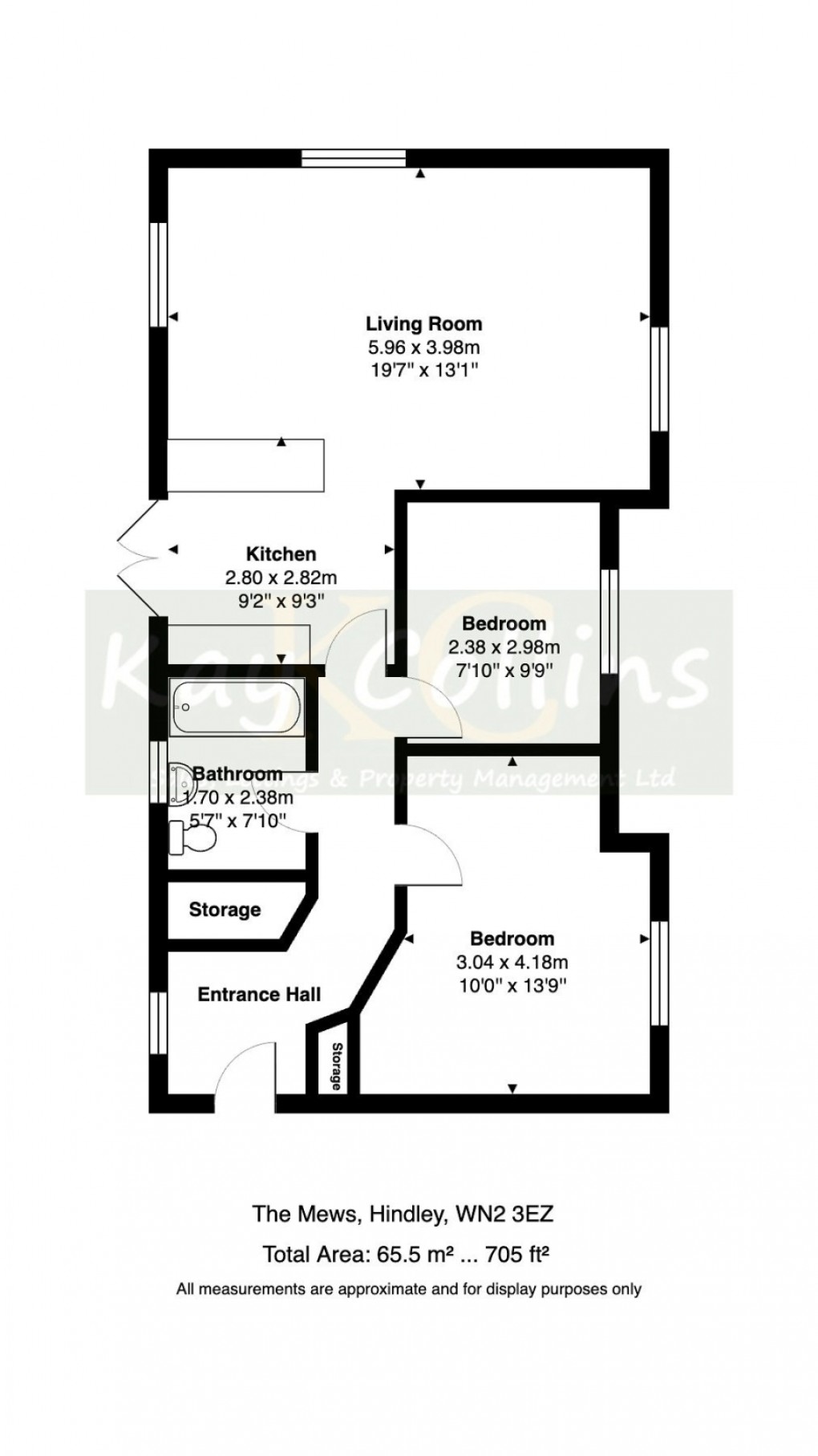 Floorplan for The Mews, Hindley