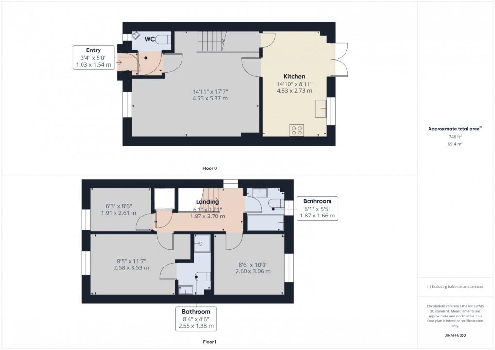 Floorplan for Wessex Drive, Ince