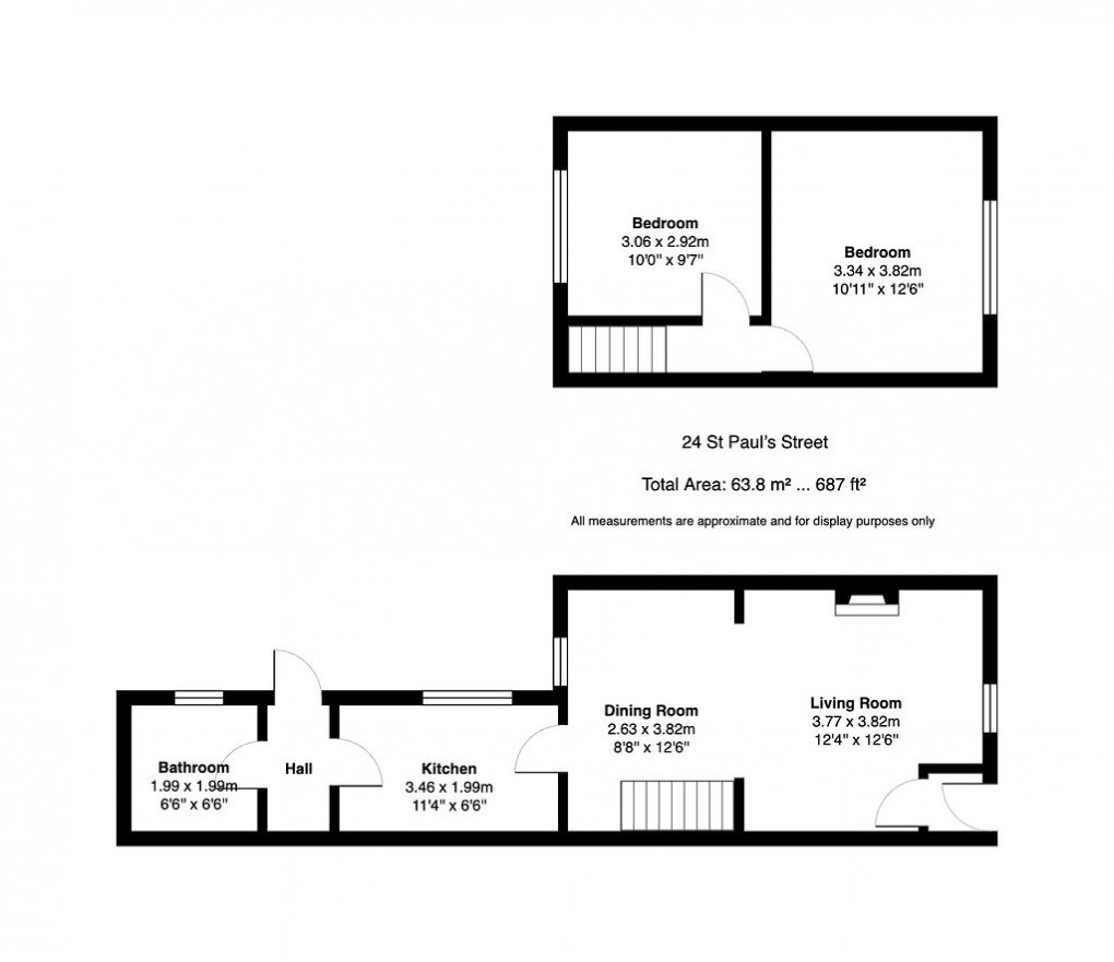 Floorplan for St Pauls Street, WA10