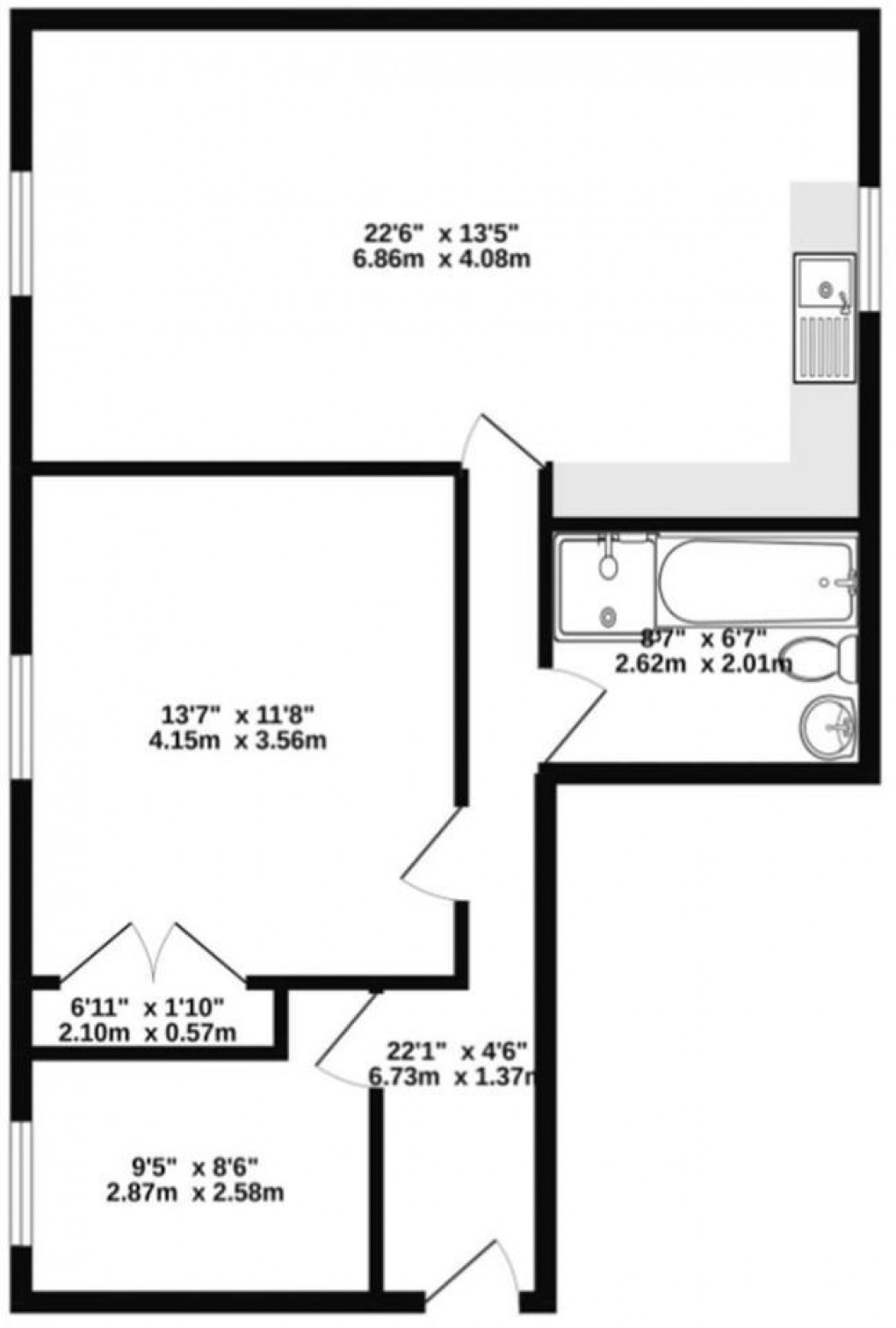 Floorplan for Trevore Drive, Standish, Wigan, WN1
