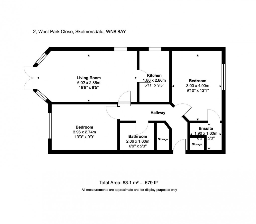 Floorplan for West Park Close , Skelmersdale