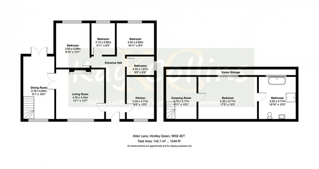 Floorplan for Alders Green Road, Hindley