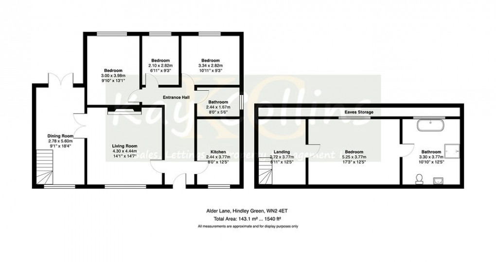 Floorplan for Alders Green Road, Hindley
