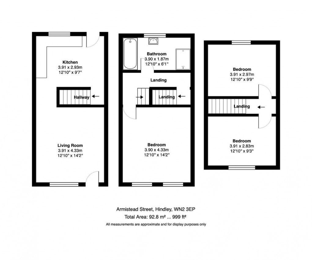 Floorplan for Armistead Street, Hindley