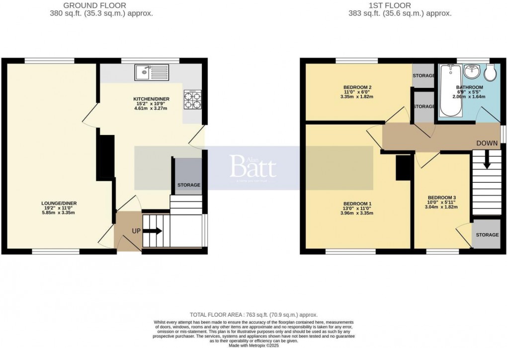 Floorplan for Lancaster Road, Wigan