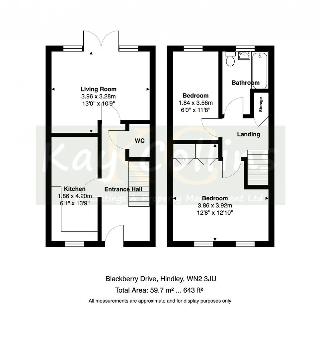 Floorplan for Blackberry Drive, Hindley
