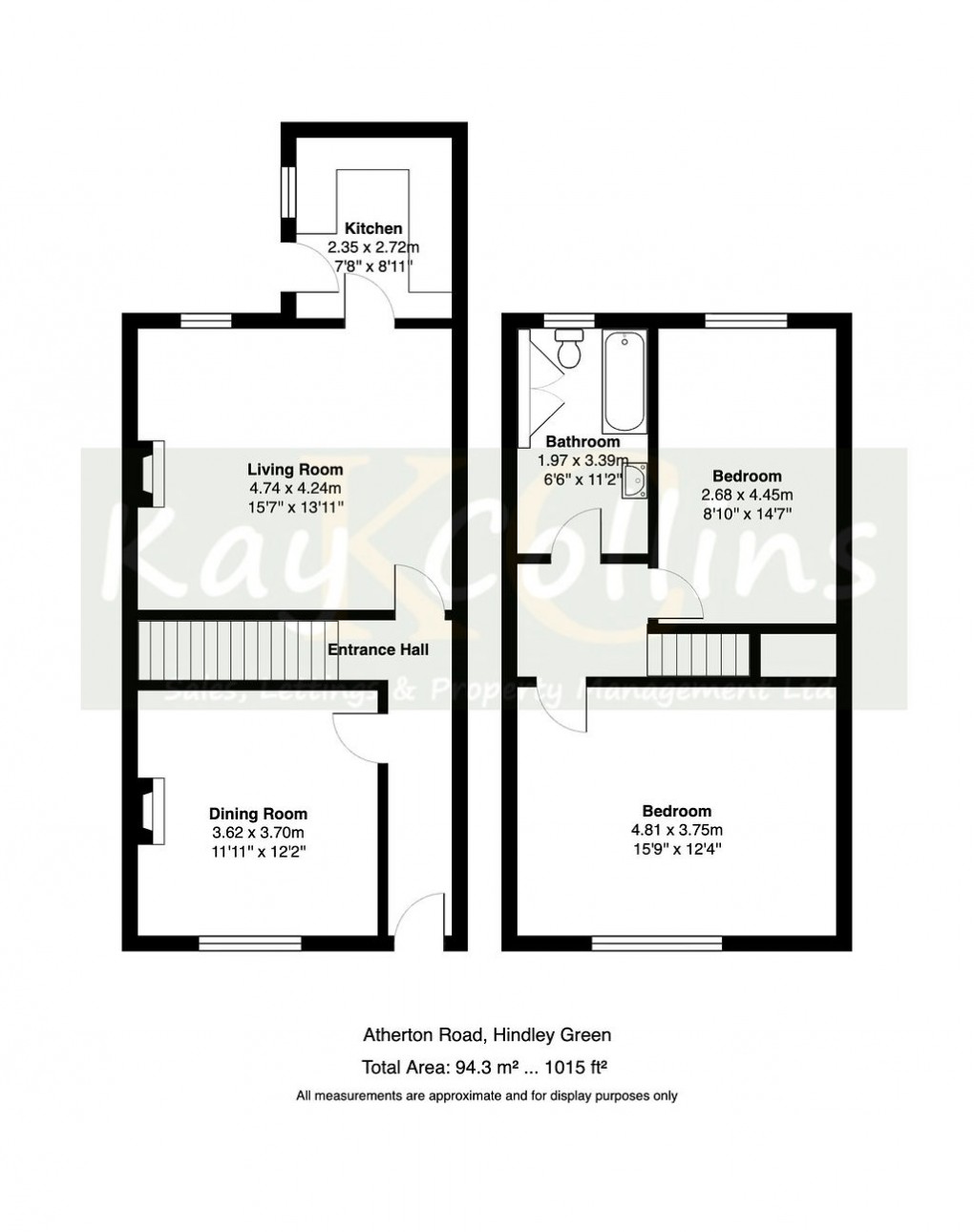 Floorplan for Atherton Road , Hindley