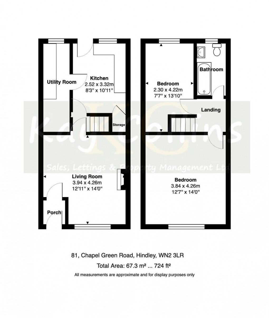 Floorplan for Chapel Green Road, Hindley