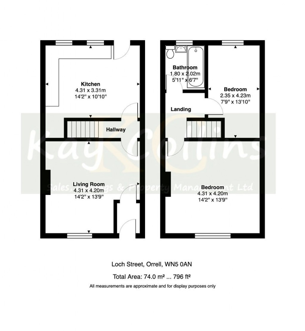 Floorplan for Loch Street, Orrell