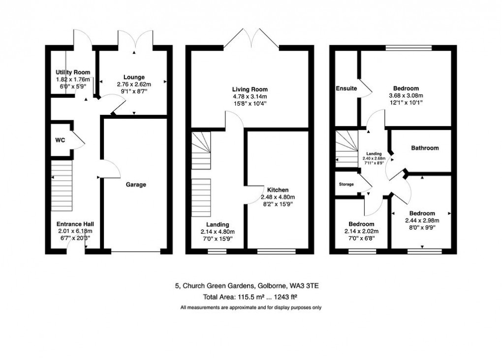 Floorplan for Church Green Gardens, Golborne