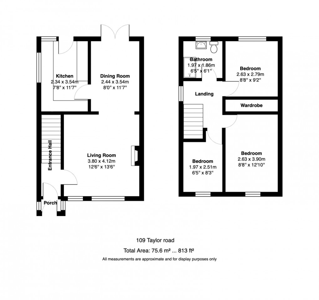 Floorplan for Taylor Road, Hindley Green
