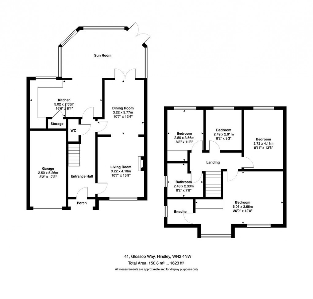 Floorplan for Glossop Way , WN2