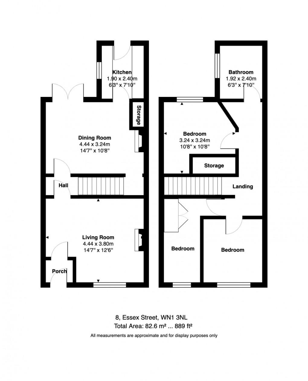 Floorplan for Essex Street , WN1