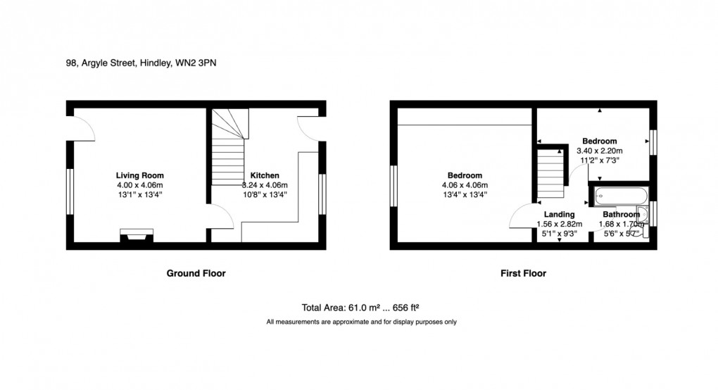 Floorplan for Argyle Street, Hindley
